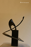 fotodocument bronzen beeld zielenspiegel
